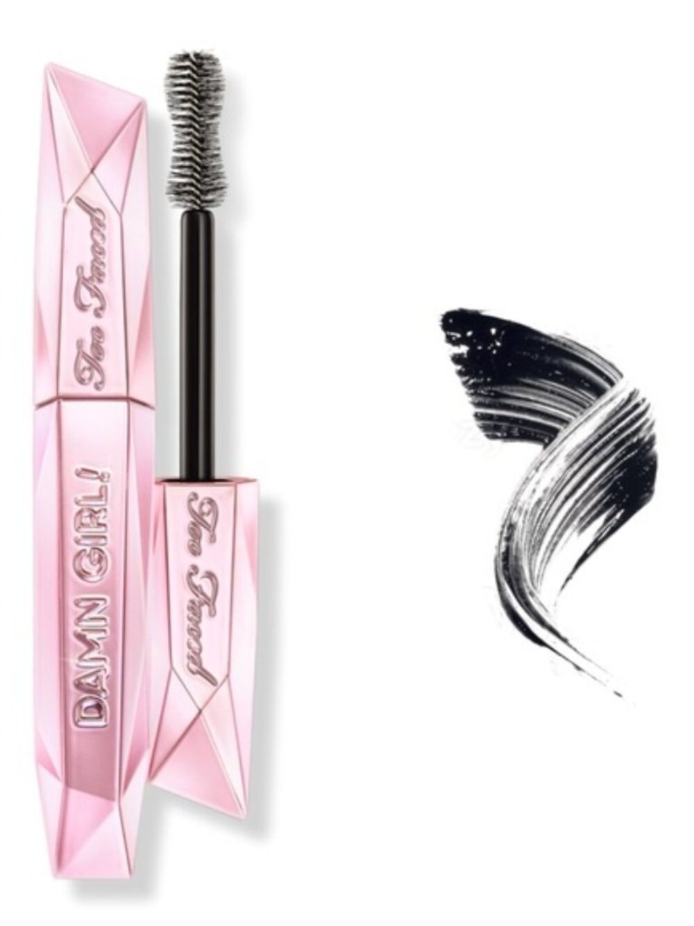 TOO FACED Damn Girl 24 Hour Volumizing Mascara – Black – Full Size .43 oz - Picture 3 of 3